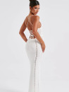 Vestido Rejilla Blanco