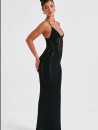 Vestido Rejilla Negro