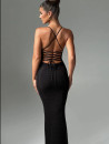 Vestido Rejilla Negro