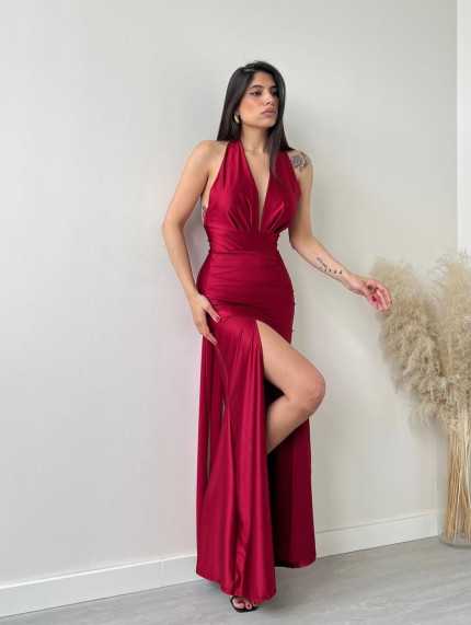 Vestido Zoe Multiposición Granate