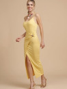 Vestido Detalle Canalé Largo