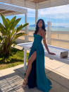 Vestido Corset Petróleo