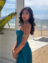 Vestido Corset Petróleo
