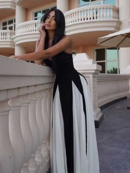 Vestido Black & White
