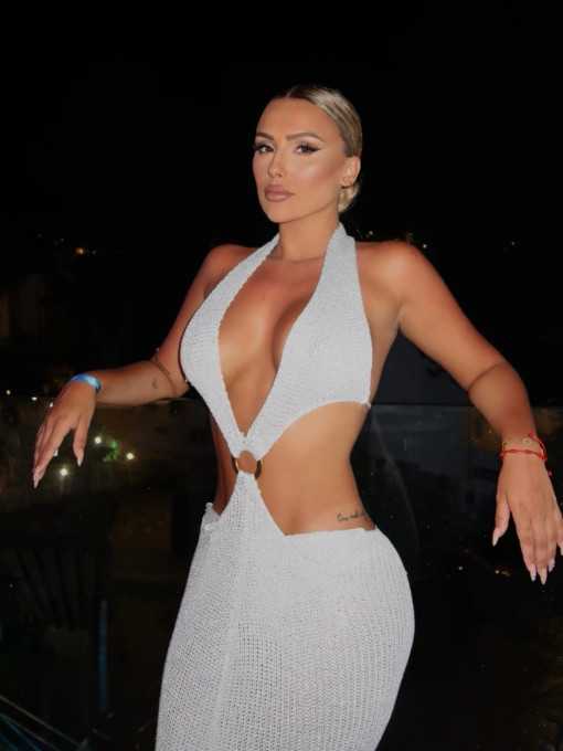 Vestido Mykonos Plata
