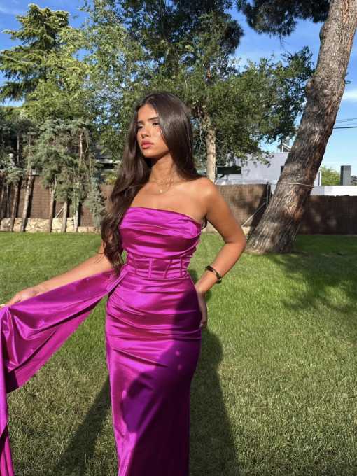 Vestido Olalla Buganvilla