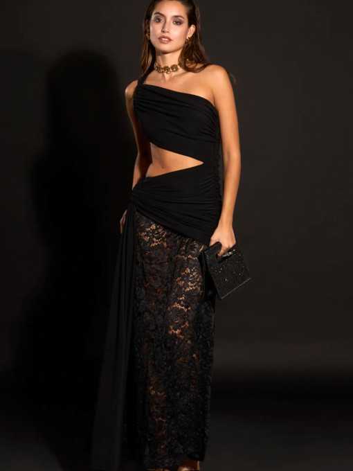 Vestido Violeta Encaje