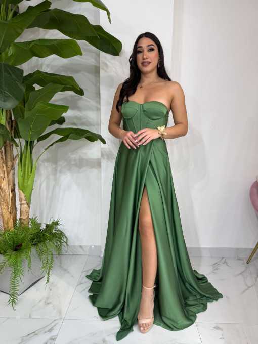 Vestido Corset Premium Verde