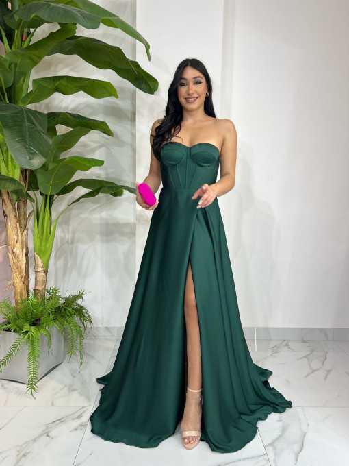 Vestido Corset Verde