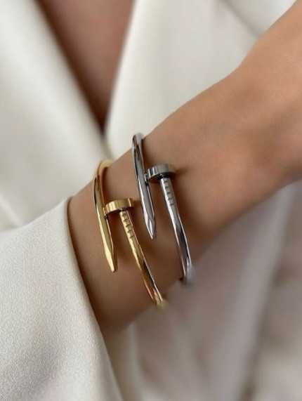 Pulsera Clavo Plata