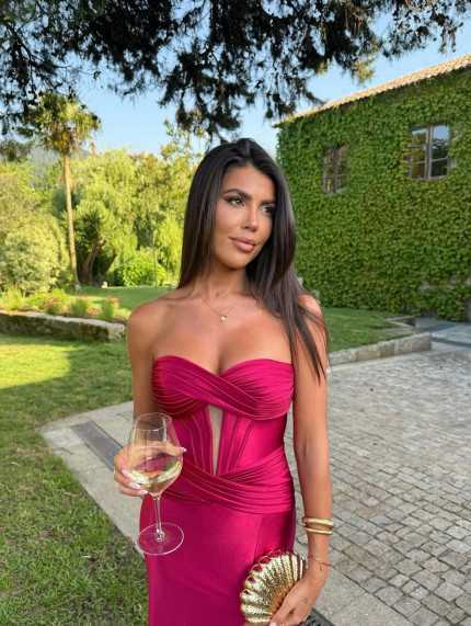 Vestido Luxury Granate
