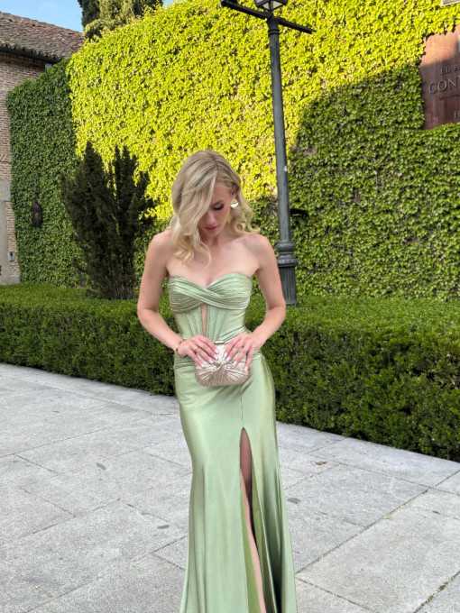 Vestido Luxury Verde Lima