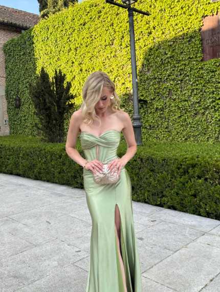 Vestido Luxury Verde Lima