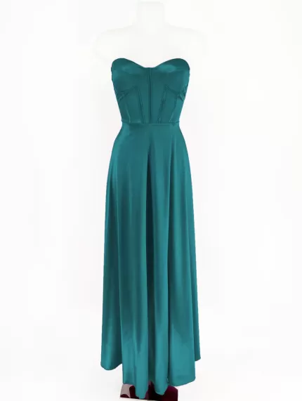Vestido Corset Petróleo