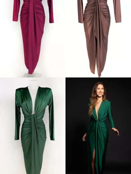 Vestido Velar Manga Larga