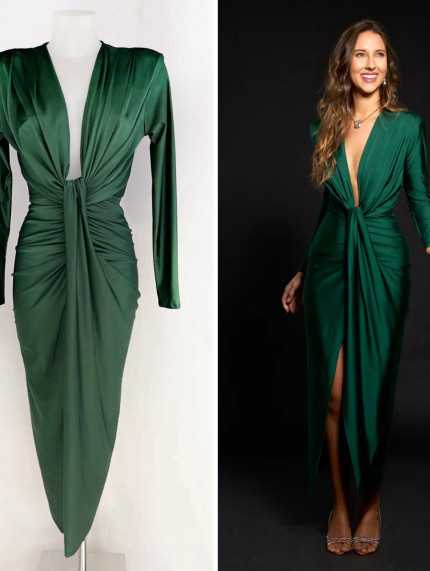 Vestido Velar Manga Larga