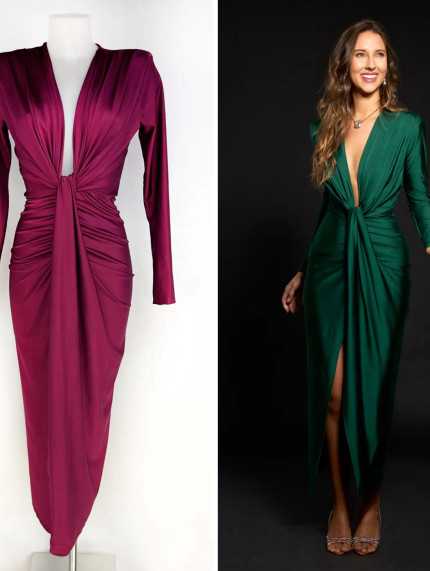 Vestido Velar Manga Larga