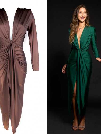 Vestido Velar Manga Larga