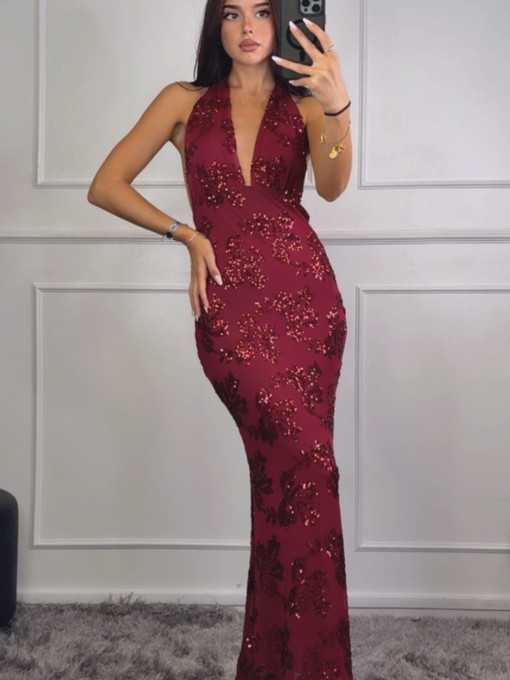 Vestido Nairobi Granate